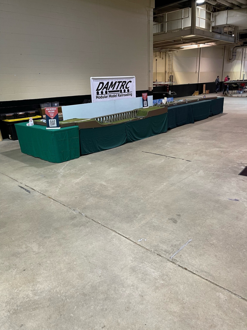 Our Display at NRV Train Show